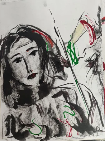 Conquista, opera di Franca Lavorato