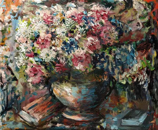 Fiori e sapienza, opera di Franca Lavorato