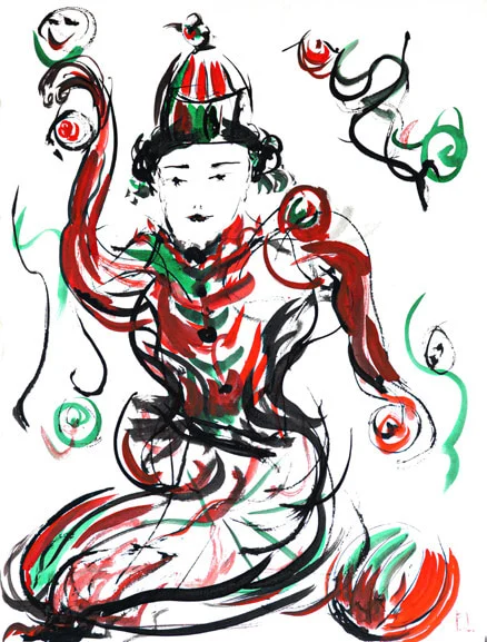 Il giocoliere di Tokyo, work by Franca Lavorato