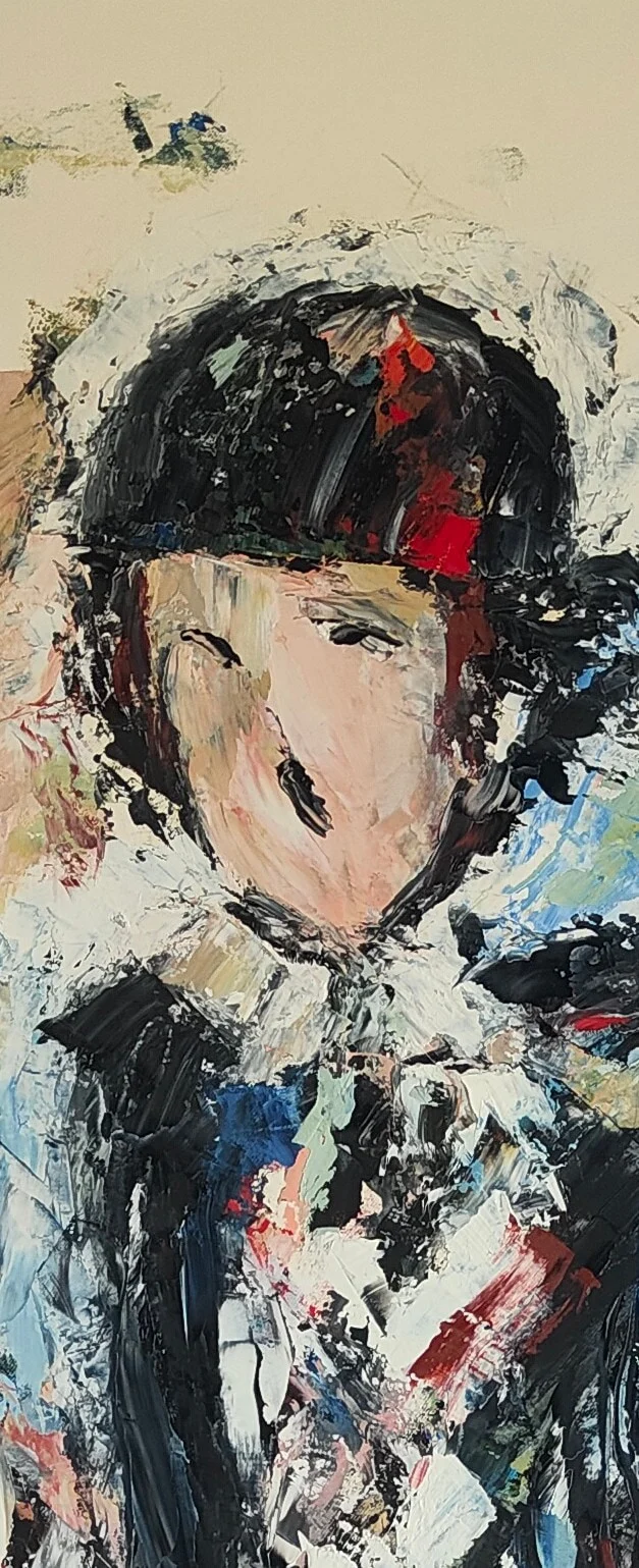 L’angelo Custode, detail 1, work by Franca Lavorato