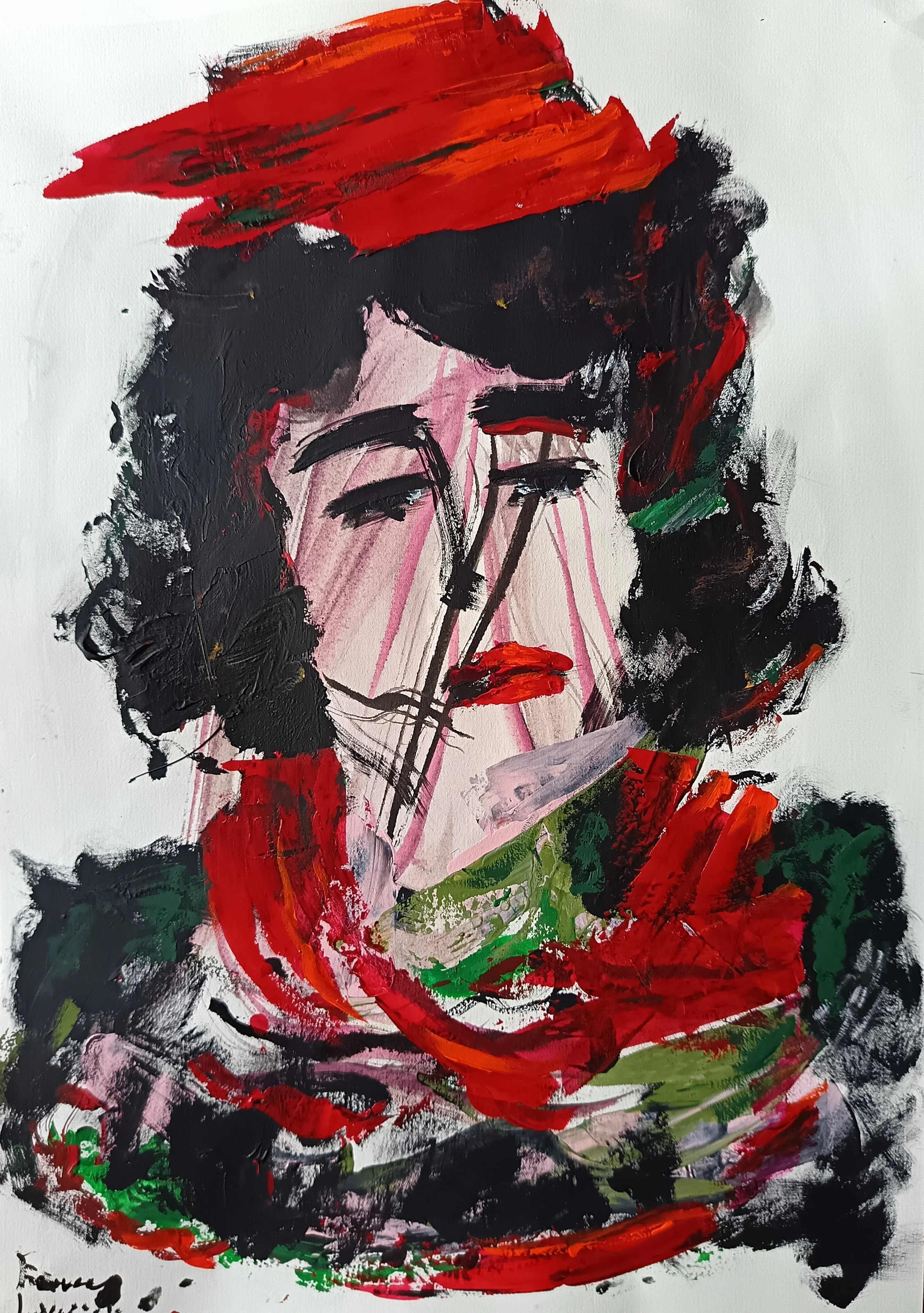 L’Attrice, opera di Franca Lavorato