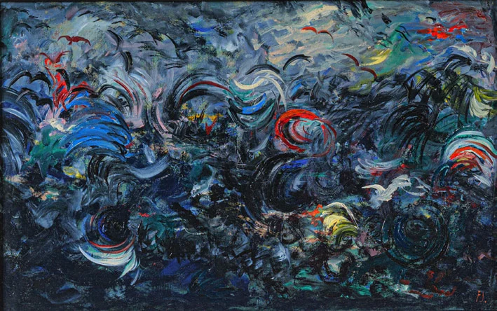 La tempesta, opera di Franca Lavorato